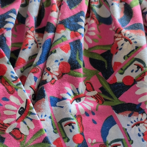 Nordstrom Cristina Martinez Pink Floral Top - Picture 4 of 6